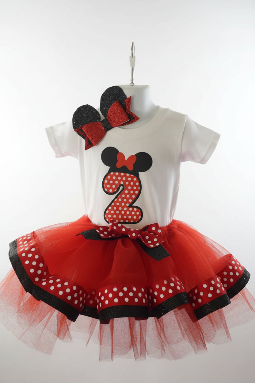 Custom Cartoon Birthday Tutu Set