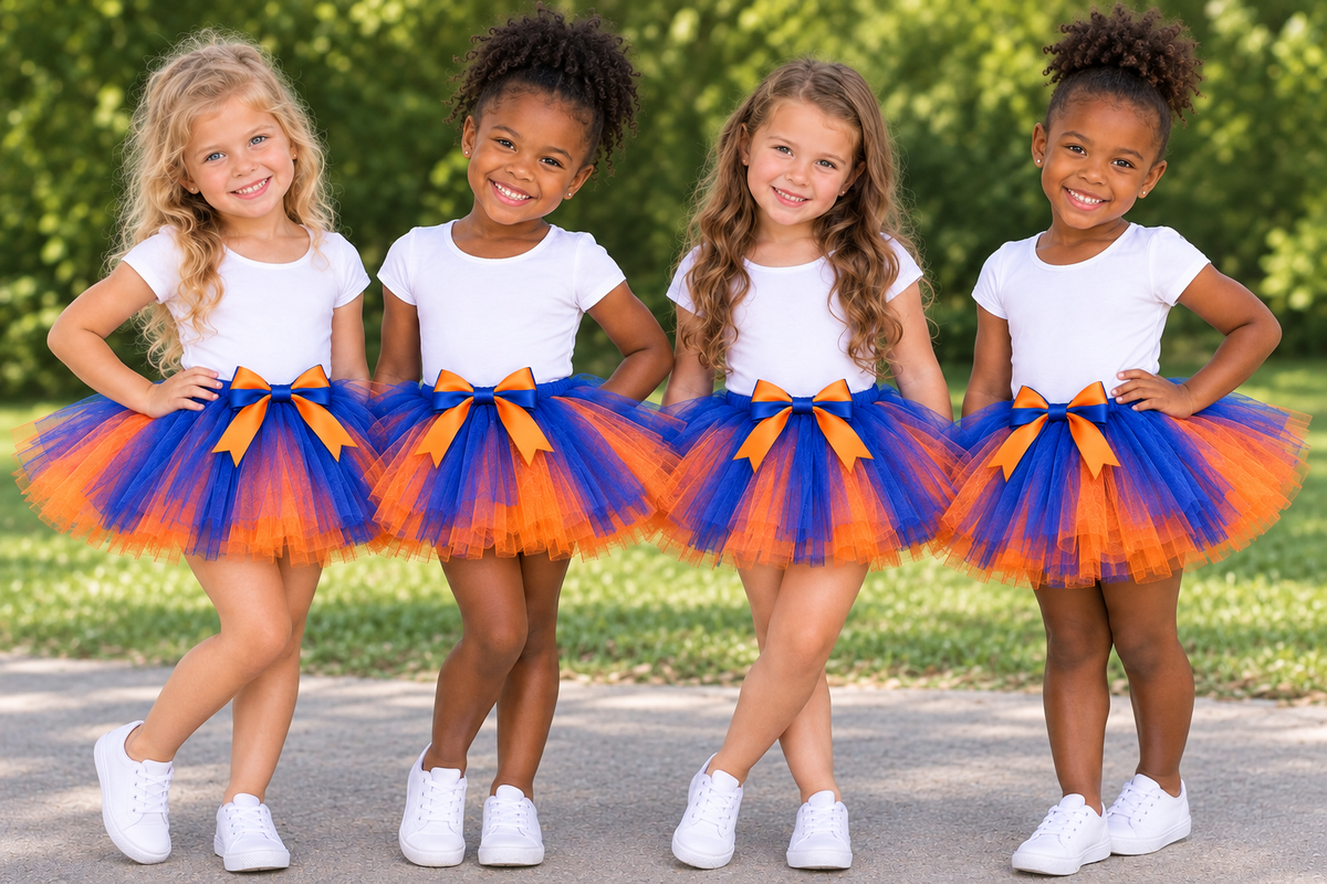 Fluffy Tulle Tutu Skirt for Girls | Custom Tutu | Birthday, Dance & Dress-Up Skirt