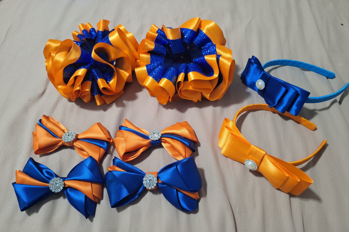 Custom Satin Ribbon Hairbows & Headbands