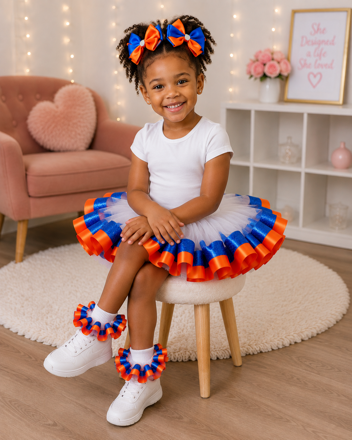 Custom Detachable Ruffle Tutu Anklet